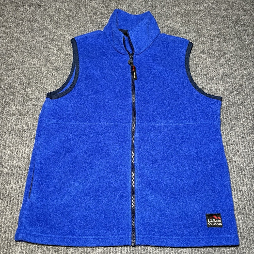 Vtg. L.L. Bean Outdoor Women's Fleece Full Zip Vest Size M